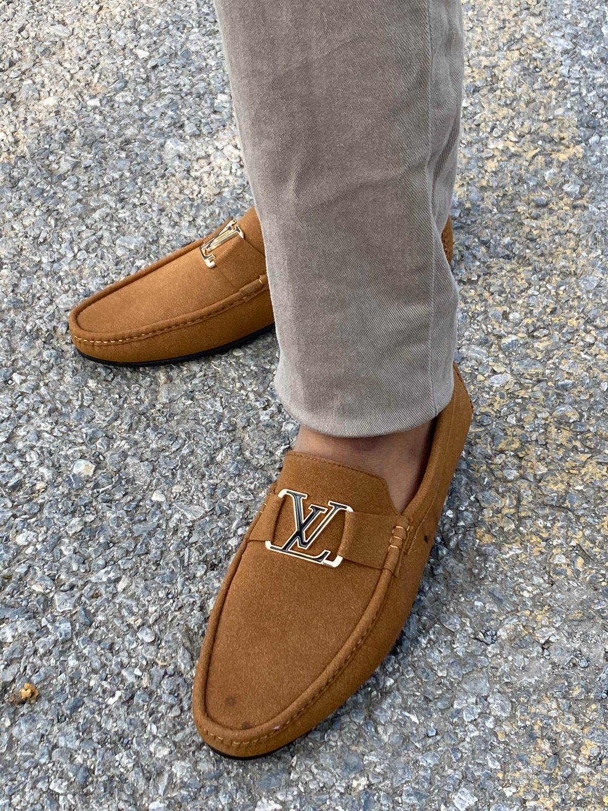 Orange Moccasins